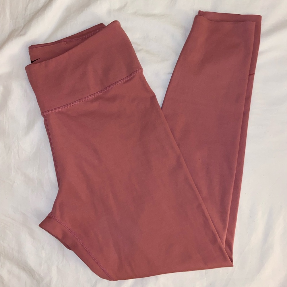 Nike Dri-Fit Pink Workout Leggings Yoga Pants Size Medium